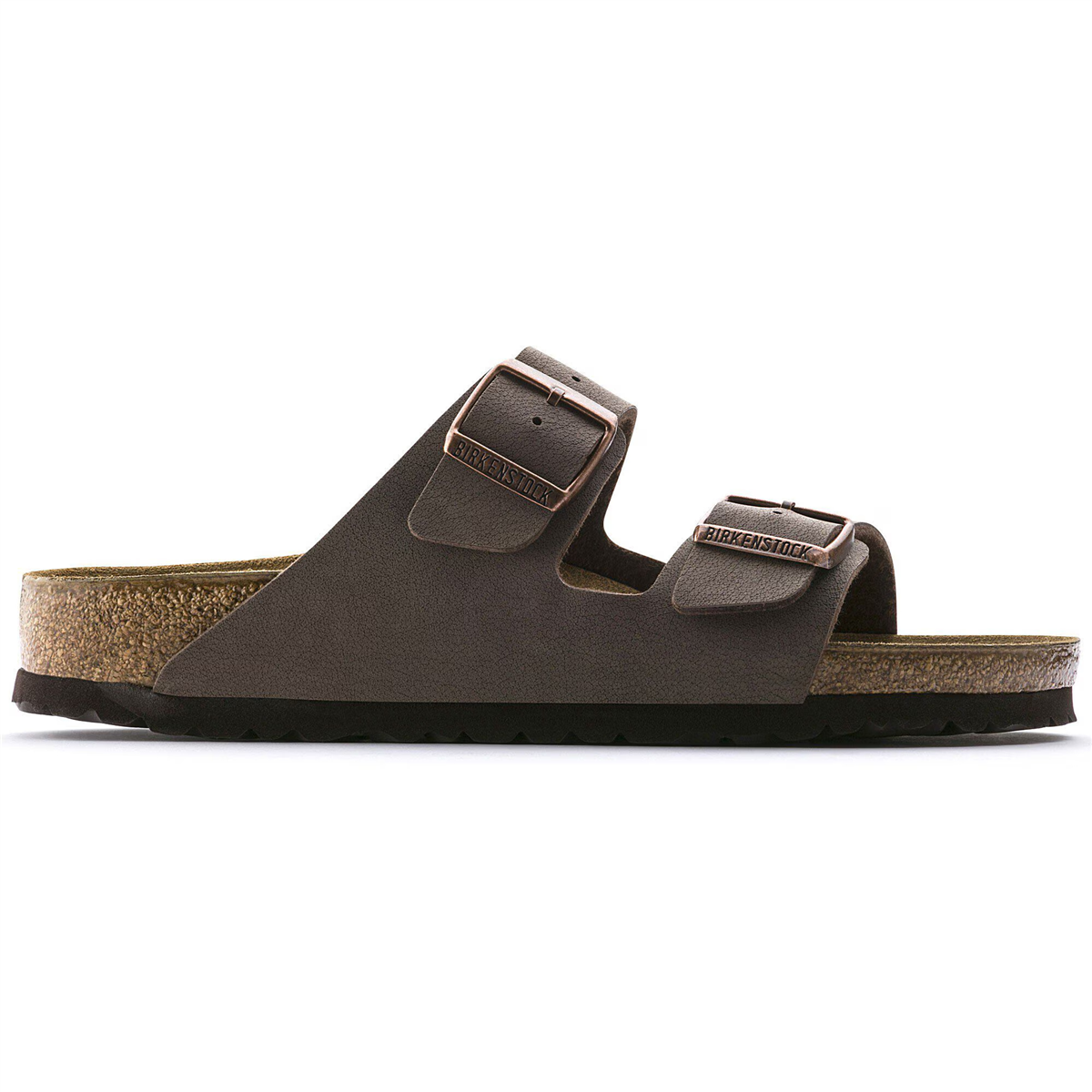 Birkenstock Arizona Birko-Flor Nubuk Kadın Terlik, Açık Kahve