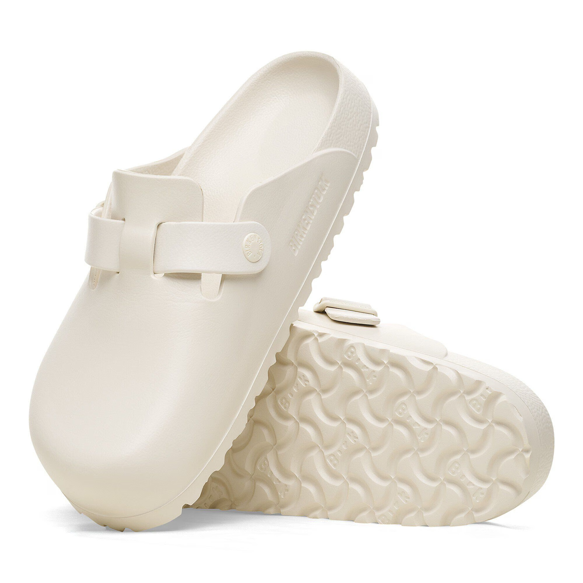 Birkenstock Boston Eva Erkek Terlik, Yumurta Kabuğu