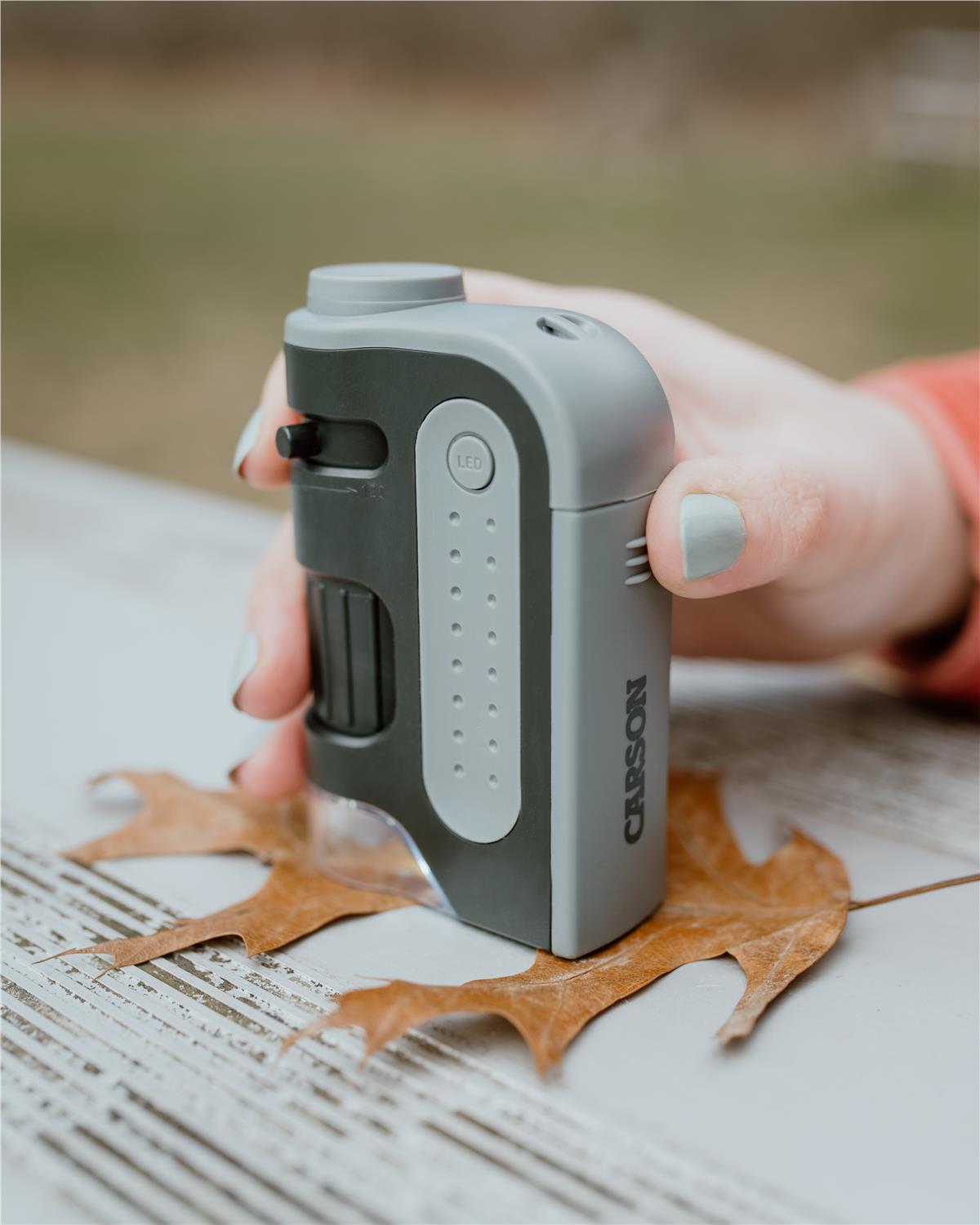 Carson MM-300 MicroBrite Plus® 60x-120x Led Aydınlatmalı Cep Mikroskobu