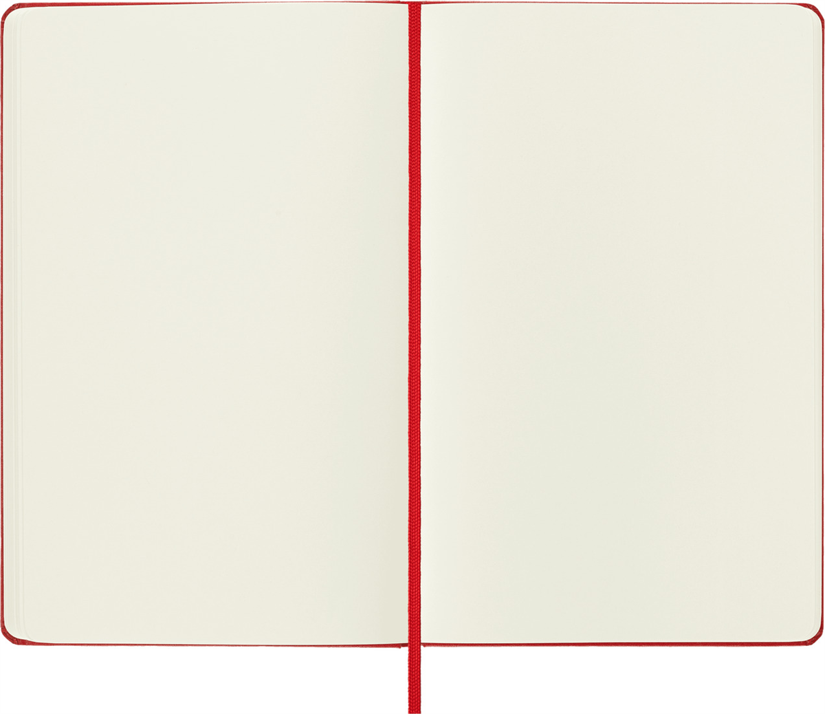 ÇİZGİSİZ KIRMIZI DEFTER LG BOY SERT KAPAK