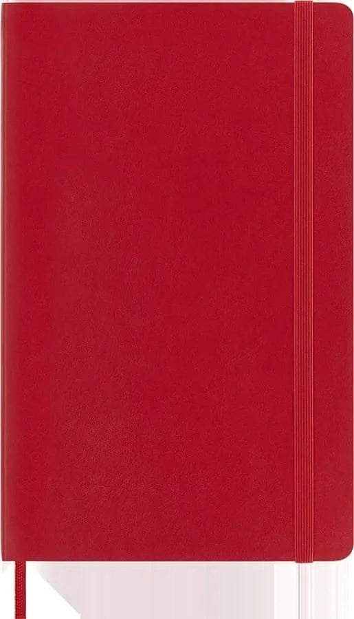 ÇİZGİSİZ KIRMIZI DEFTER LG BOY SOFT KAPAK