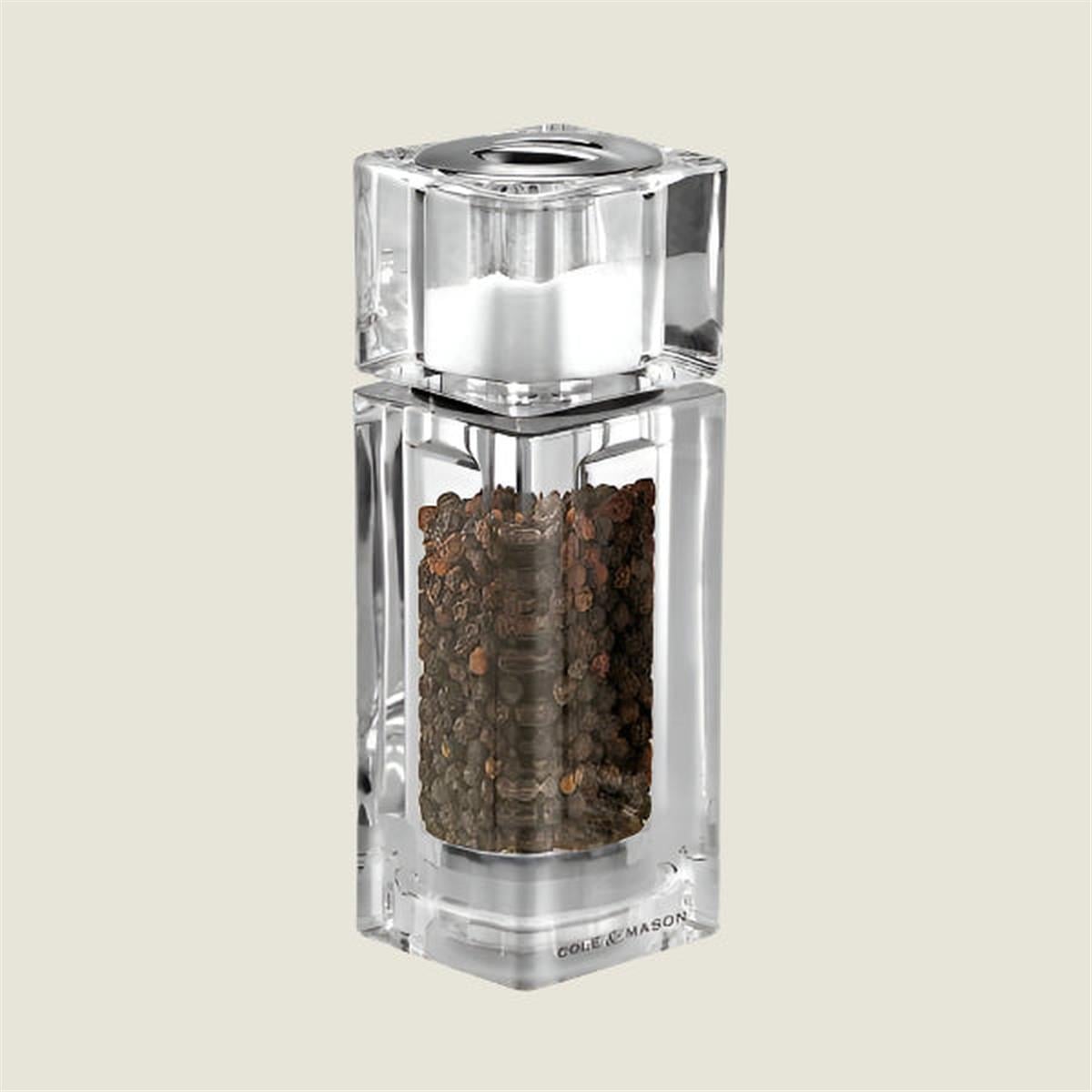Cole & Mason H33506P Cube 145mm Combi Tuz&Biber Değirmeni Seti