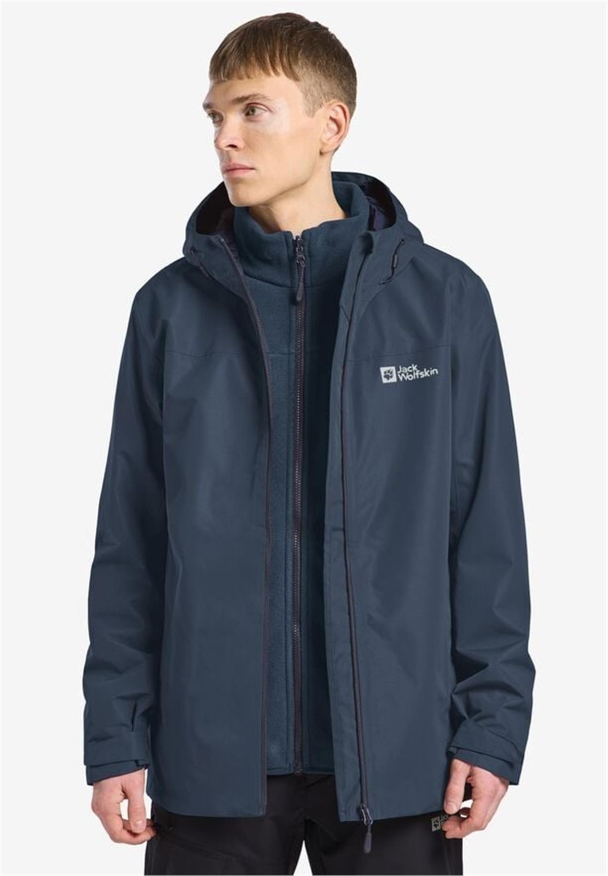 Jack Wolfskin Taubenberg 3in1 Erkek Outdoor Ceketi