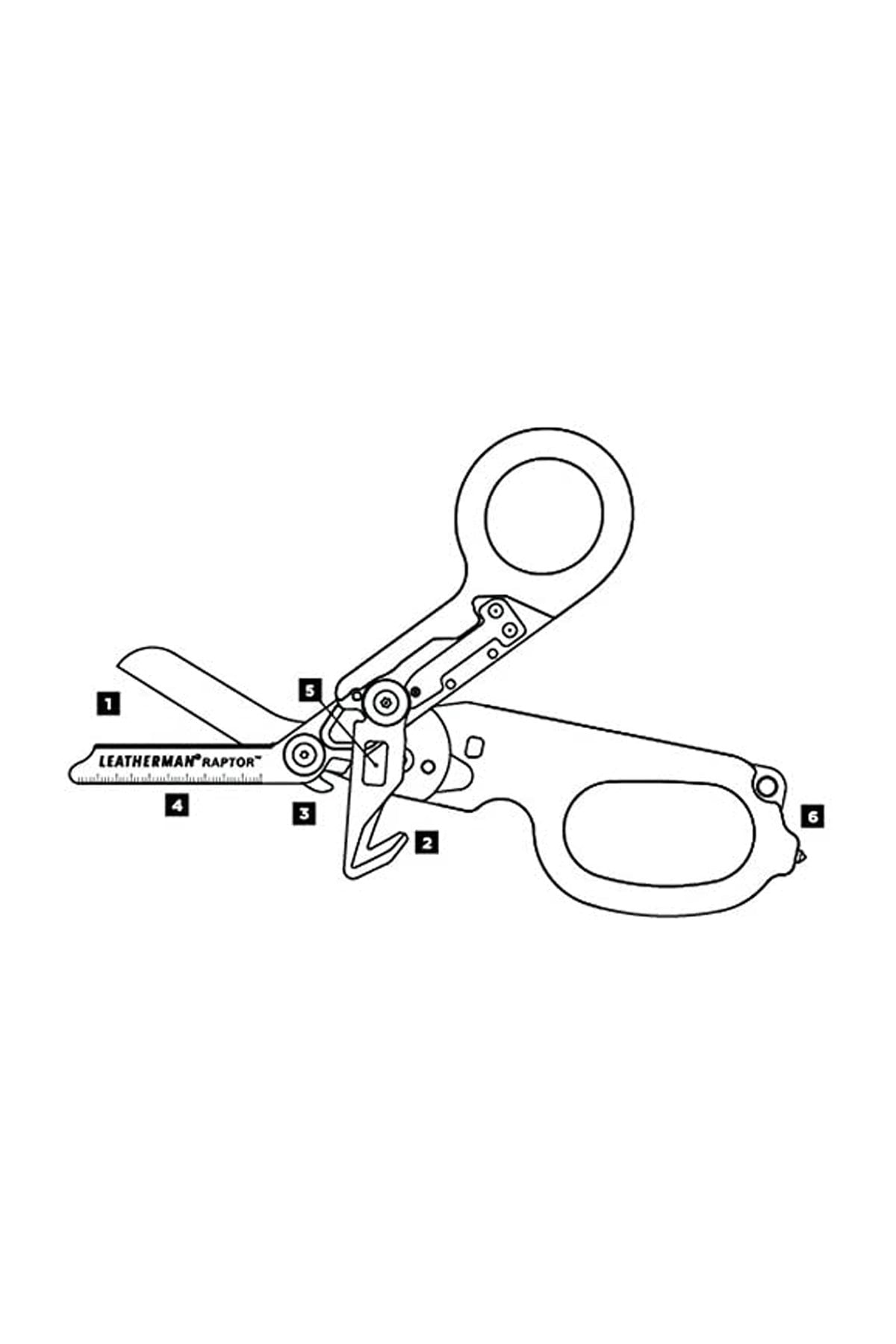 Leatherman Raptor Rescue Fonksiyonel Makas, Turuncu