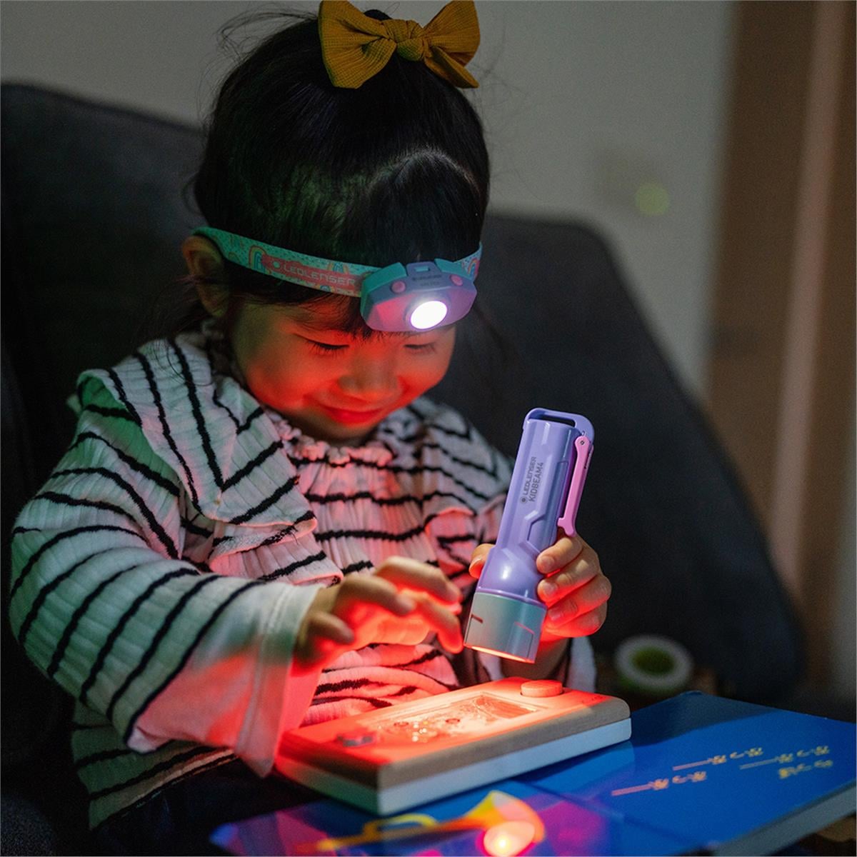 Ledlenser KIDBEAM4 Çocuk El Feneri, Mor