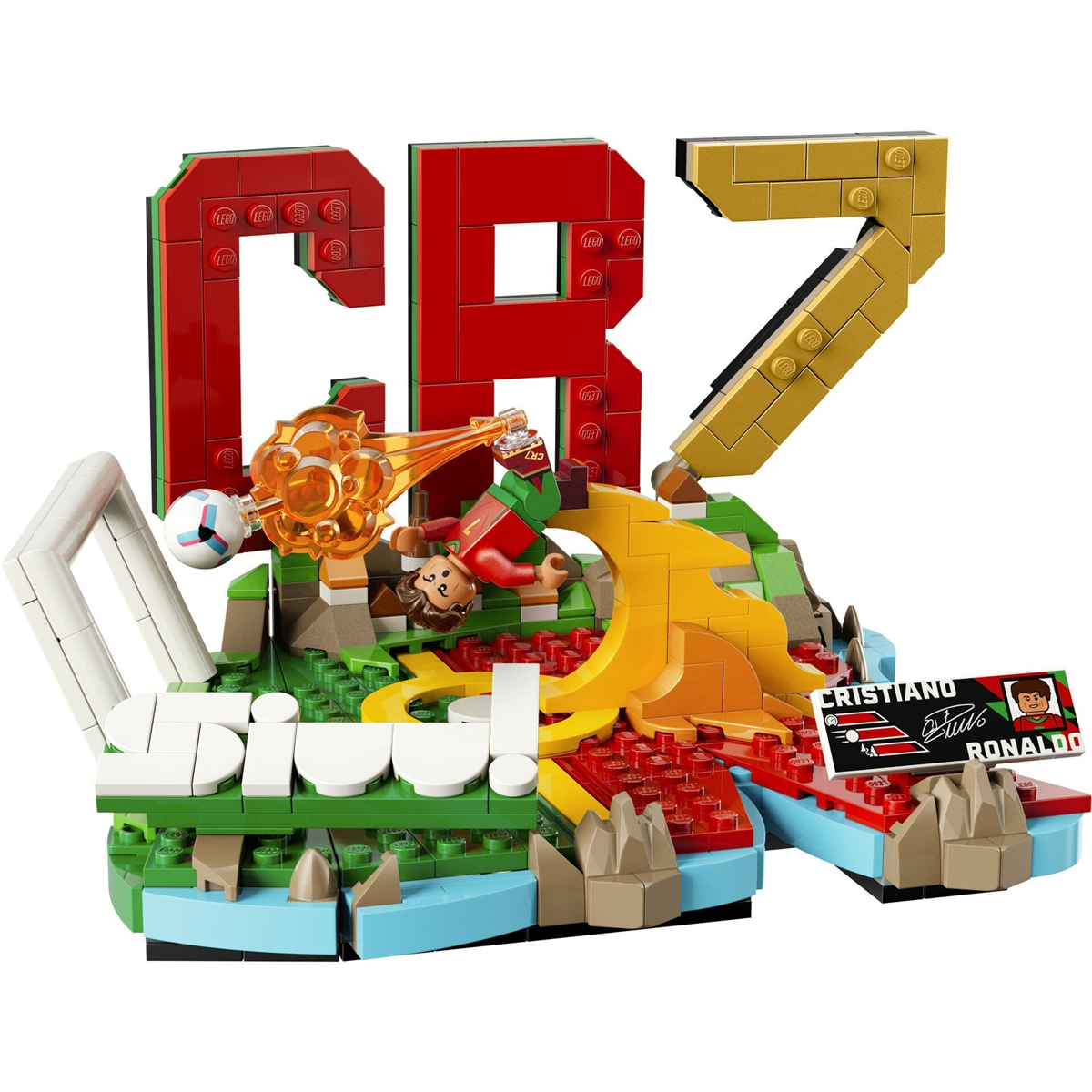 Lego Ronaldo Diorama