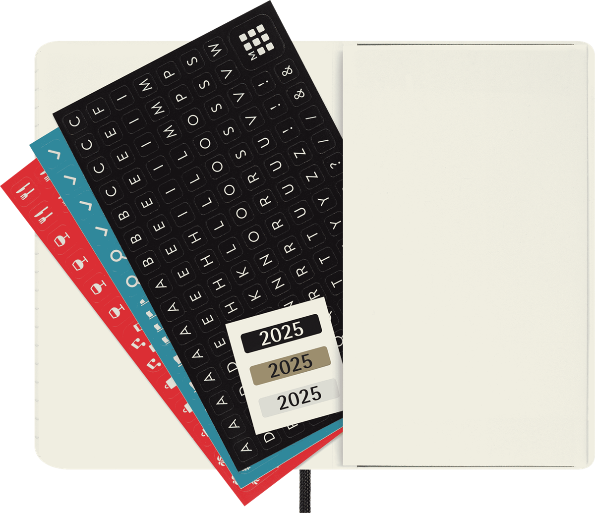 Moleskine Cep Boy 12 Ay Haftalık Yumuşak Kapak Ajanda, Siyah