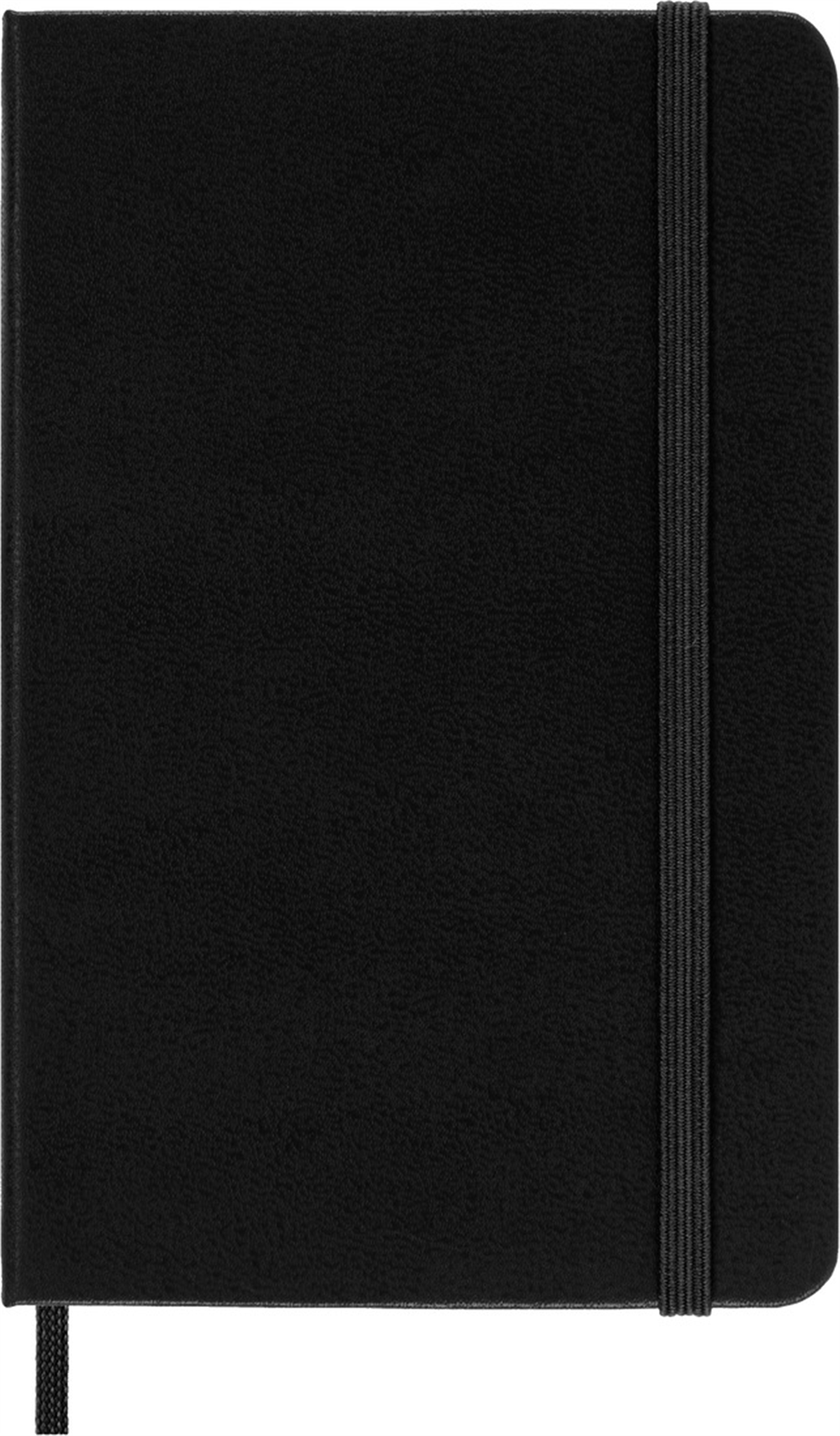 Moleskine Cep Boy Çizgili Sert Kapak Defter, Siyah