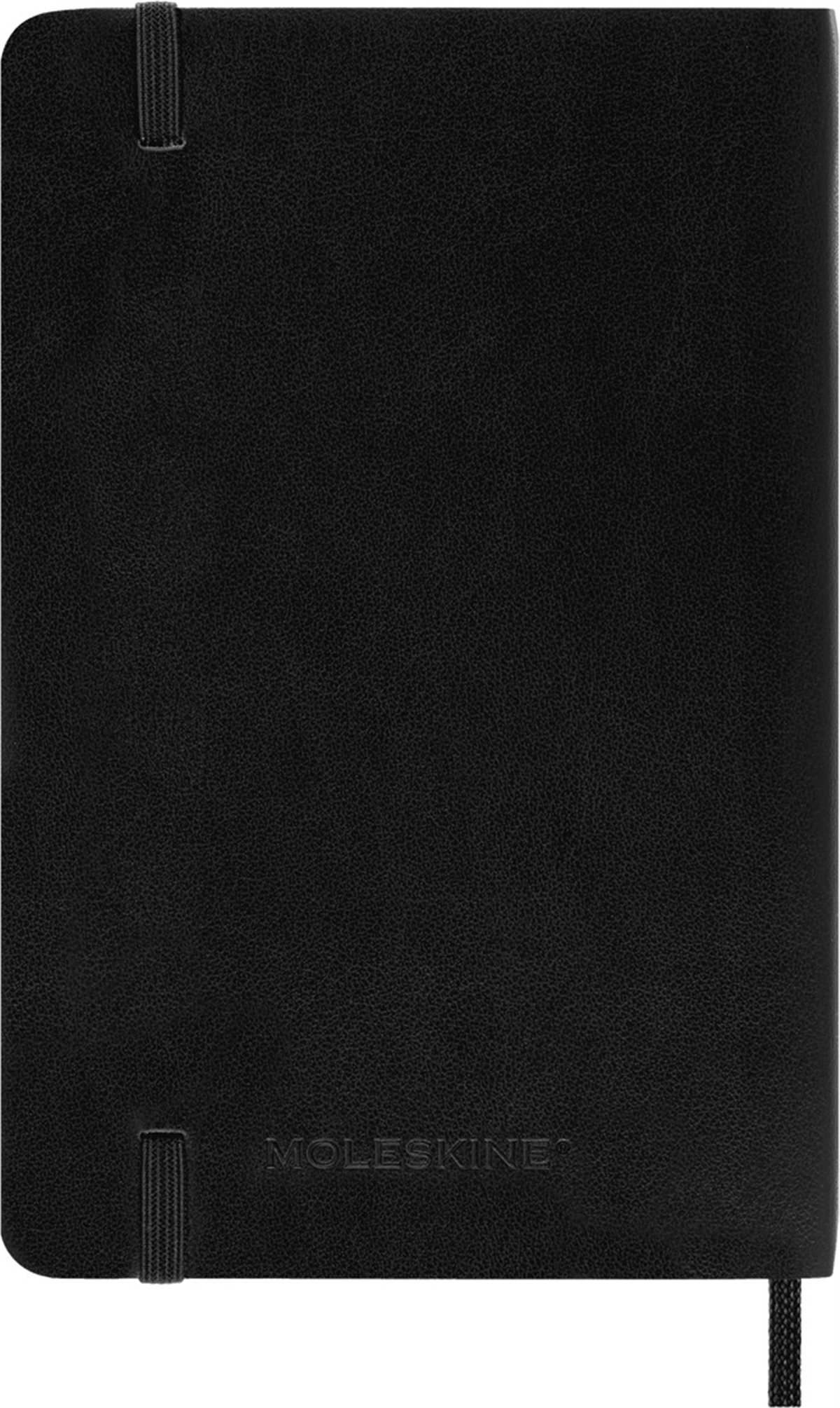 Moleskine Cep Boy Çizgili Yumuşak Kapak Defter, Siyah