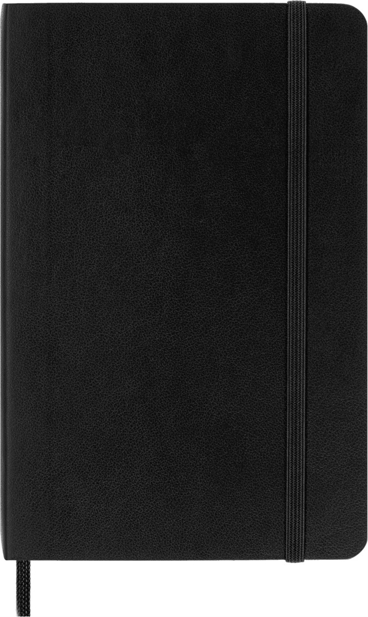 Moleskine Cep Boy Çizgili Yumuşak Kapak Defter, Siyah