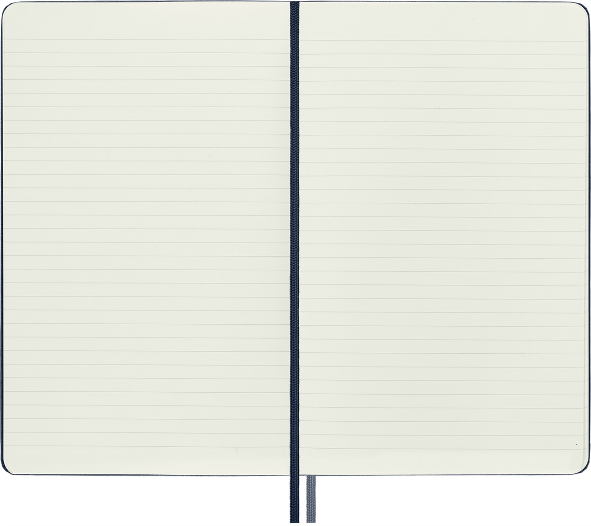 Moleskine Large Boy Çizgili Kalın Defter, Safir Mavi