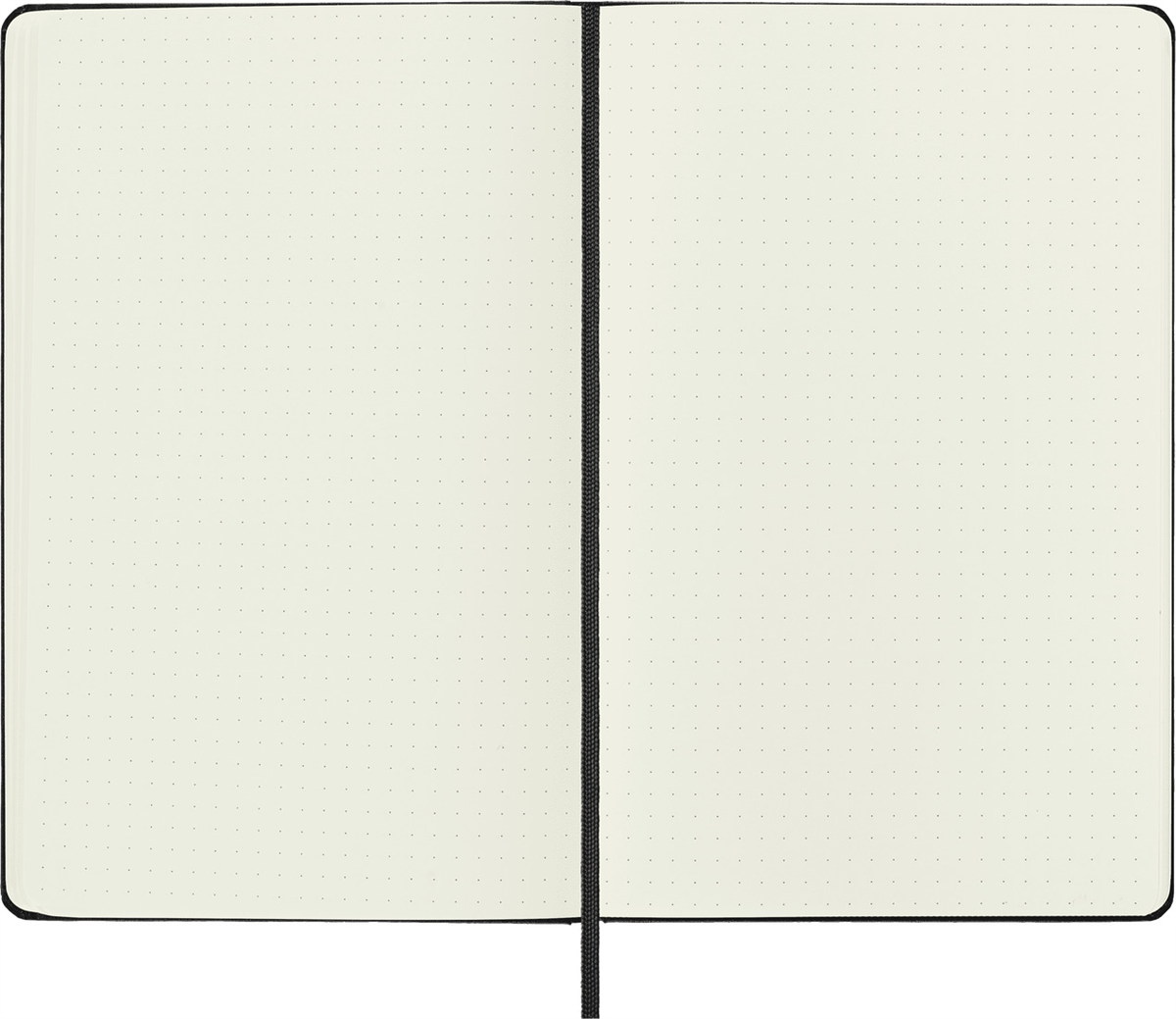 Moleskine Large Boy Noktalı Sert Kapak Defter, Siyah