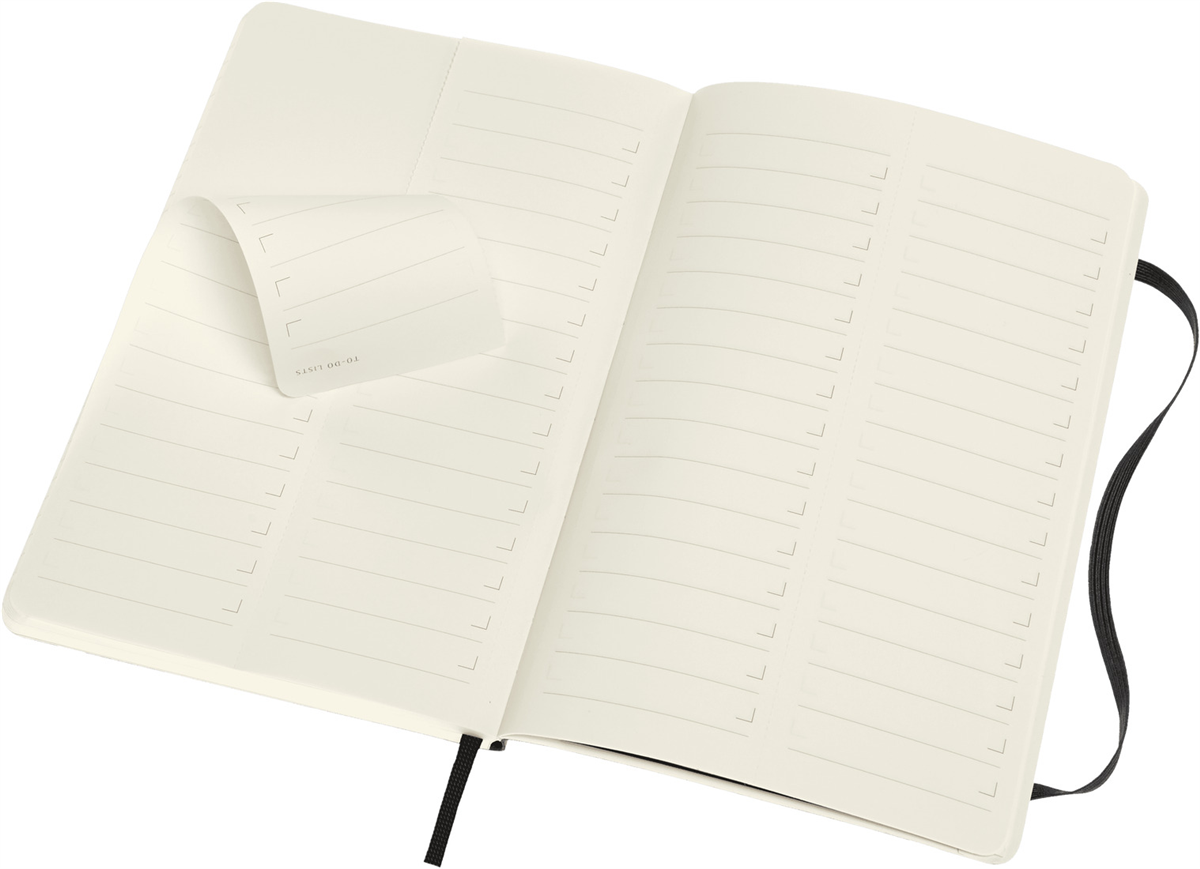 Moleskine Large Boy Pro Yumuşak Kapak Defter, Siyah