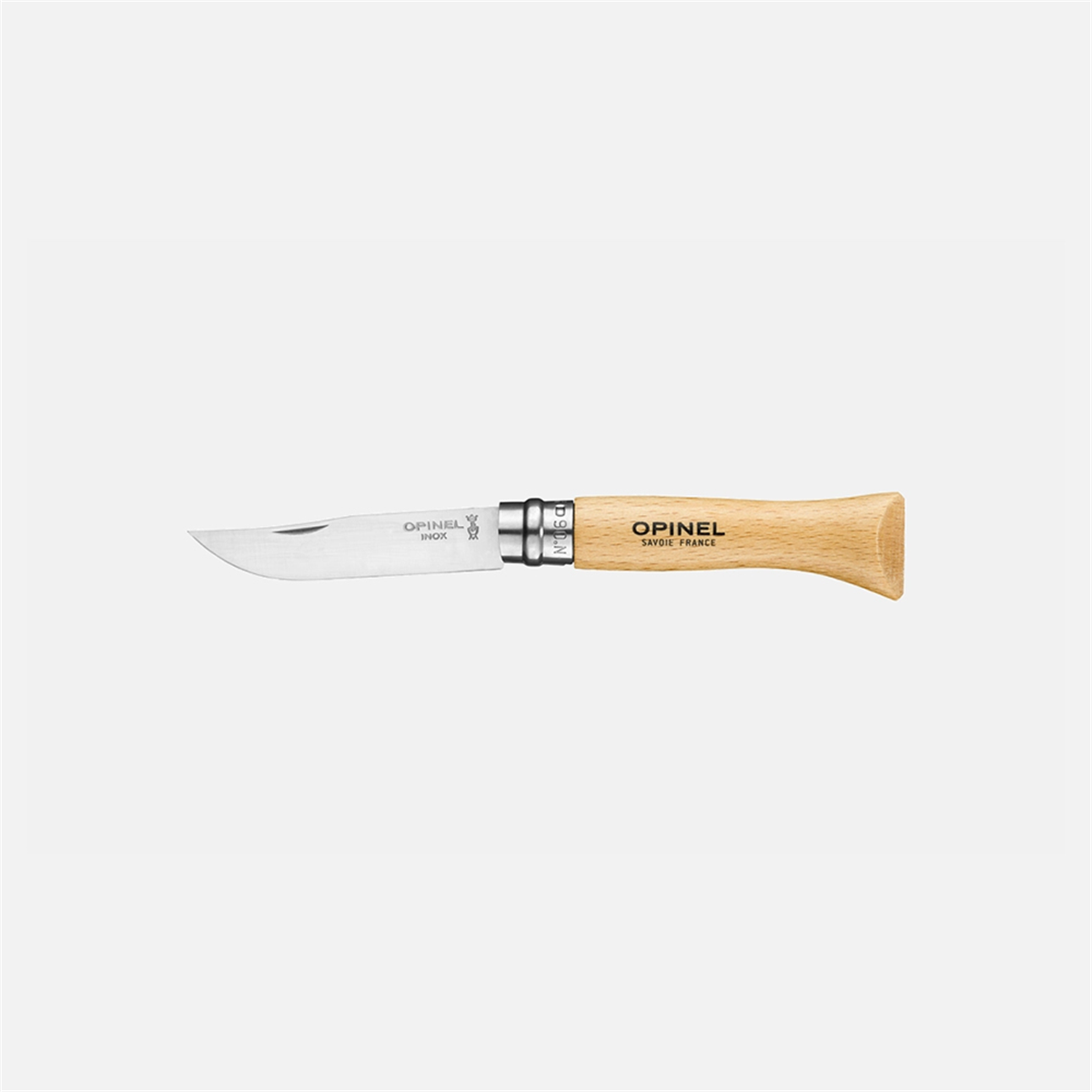 Opinel N°6 Paslanmaz Çelik Kayın Sap Çakı