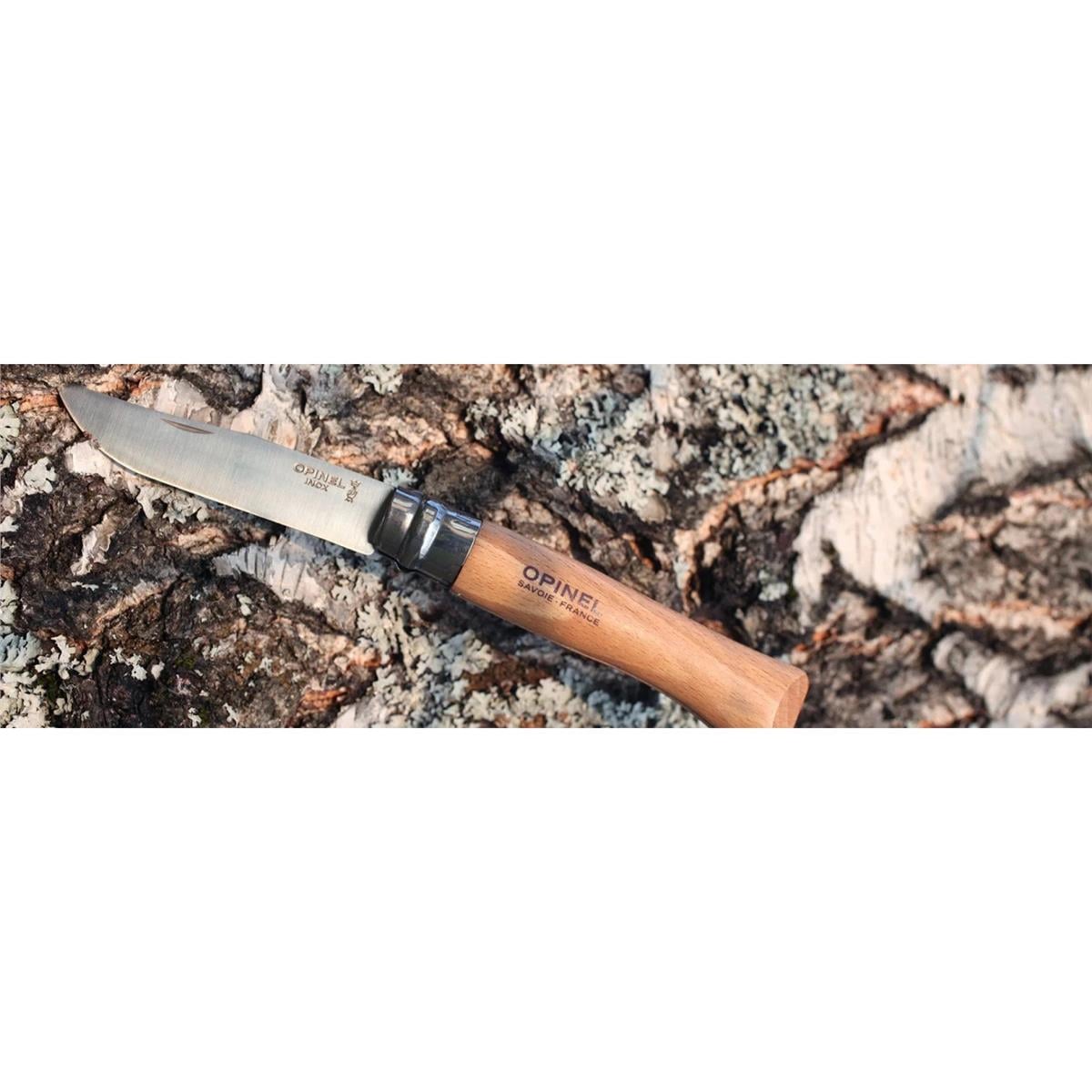 Opinel N°7 Paslanmaz Çelik Kayın Sap Çakı