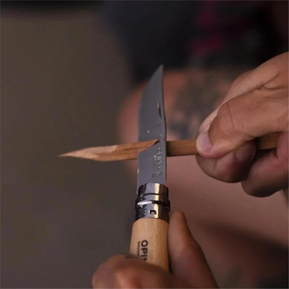 Opinel N°8 Paslanmaz Çelik Kayın Sap Çakı