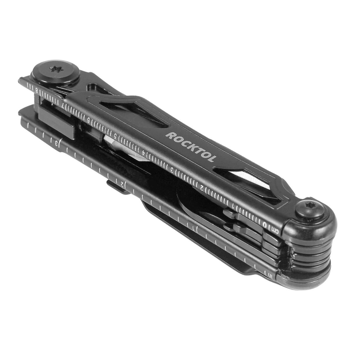 Rocktol 12 Fonksiyonlu Multitool Siyah Çakı Kılıflı