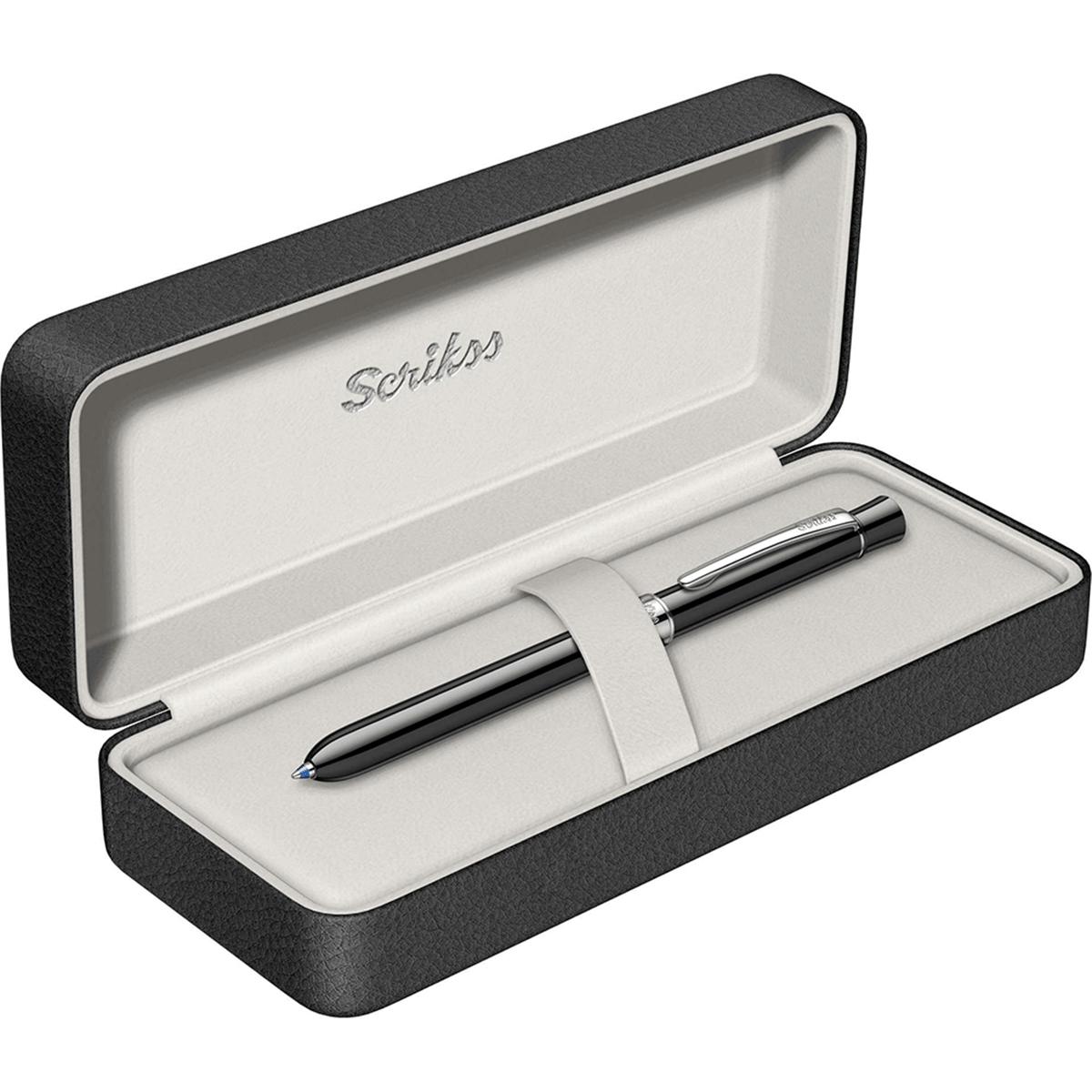Scrikss 93 Trio 0.5mm Multifonksiyon Kalem, Siyah
