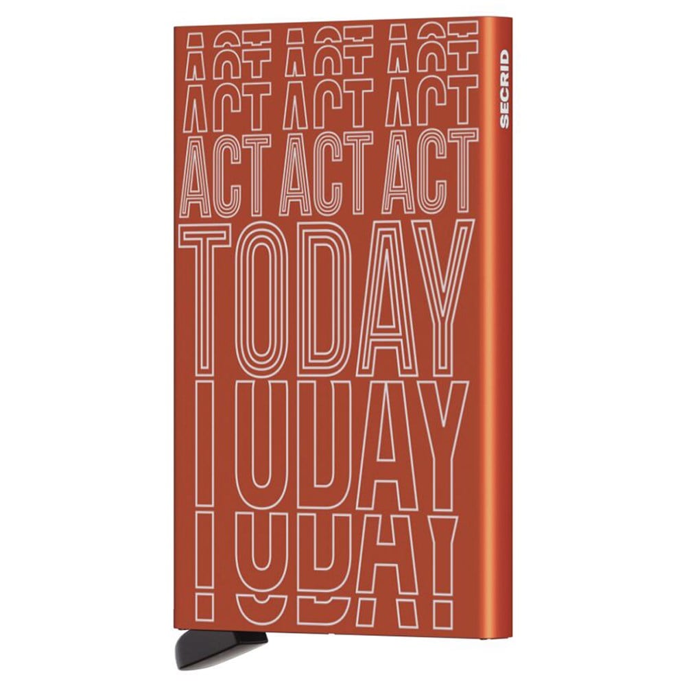 Secrid Card Protector Laser Art Today Kartlık, Turuncu