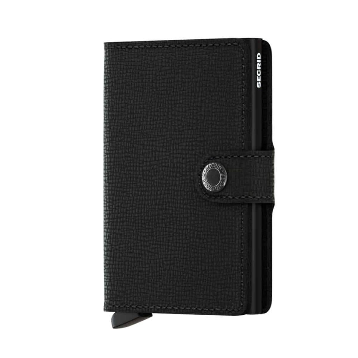 Secrid Miniwallet Kartlık Cüzdan Crisple Black