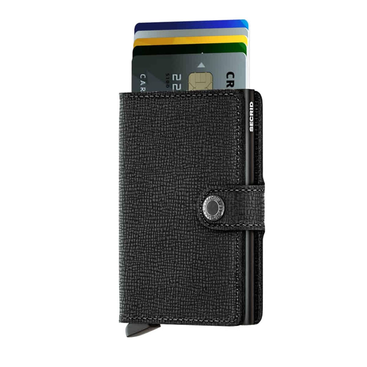 Secrid Miniwallet Kartlık Cüzdan Crisple Black