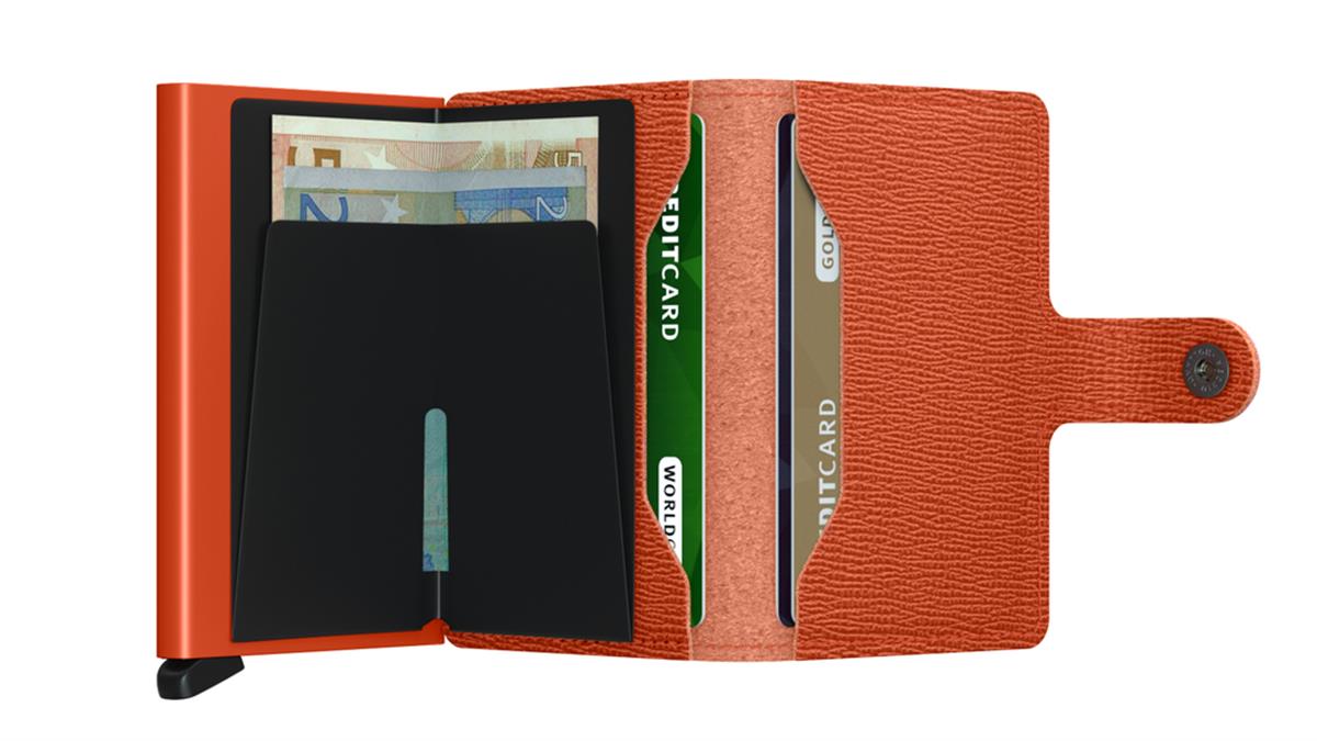 Secrid Miniwallet Kartlık Cüzdan Crisple Pumpkin