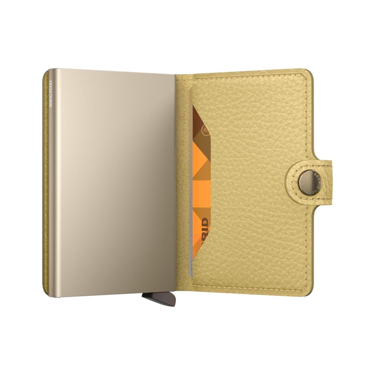 Secrid Miniwallet Pebble Butter Kartlık Cüzdan Yellow