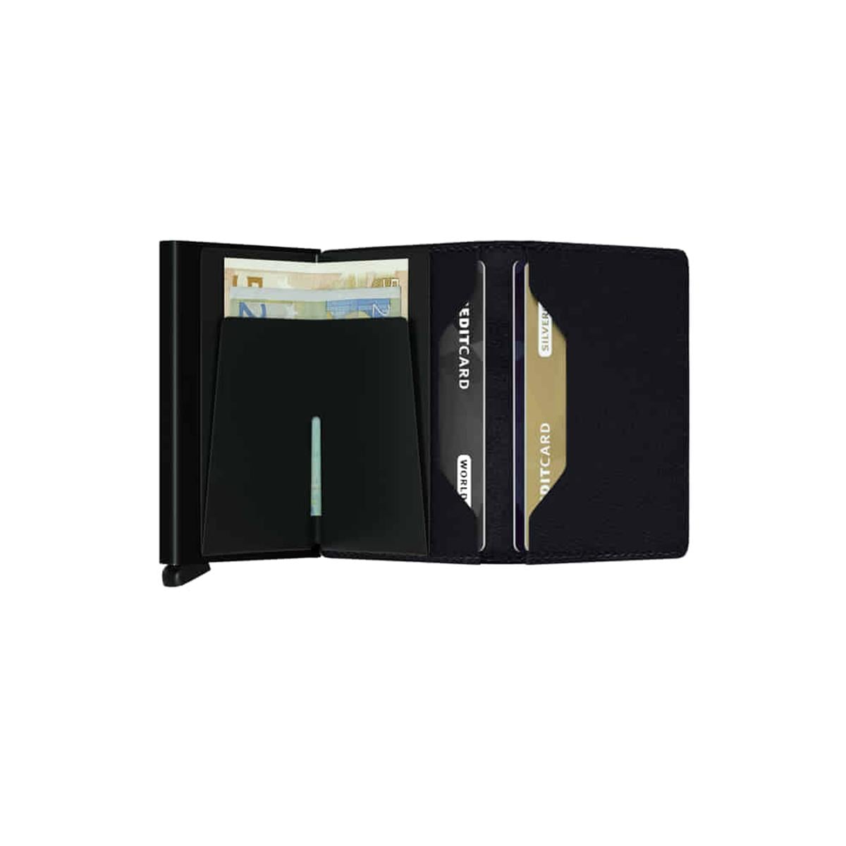 Secrid Slimwallet Crisple Kartlık Cüzdan Black