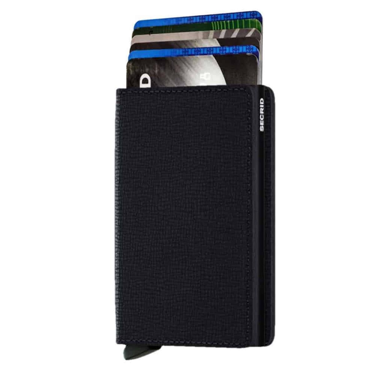 Secrid Slimwallet Crisple Kartlık Cüzdan Black