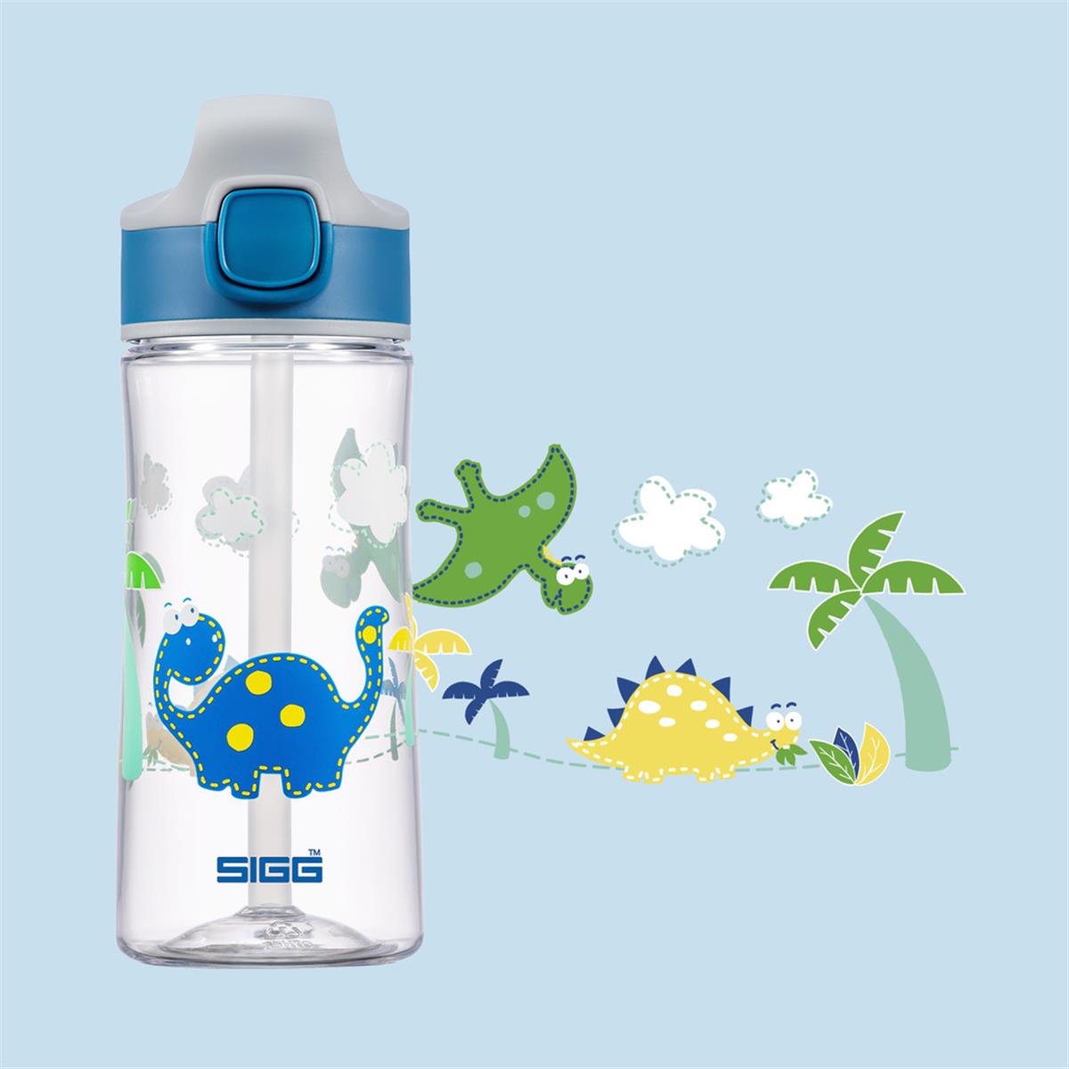 Sigg 8731.90 Miracle 0.35L Çocuk Matarası, Dinosaur Friend