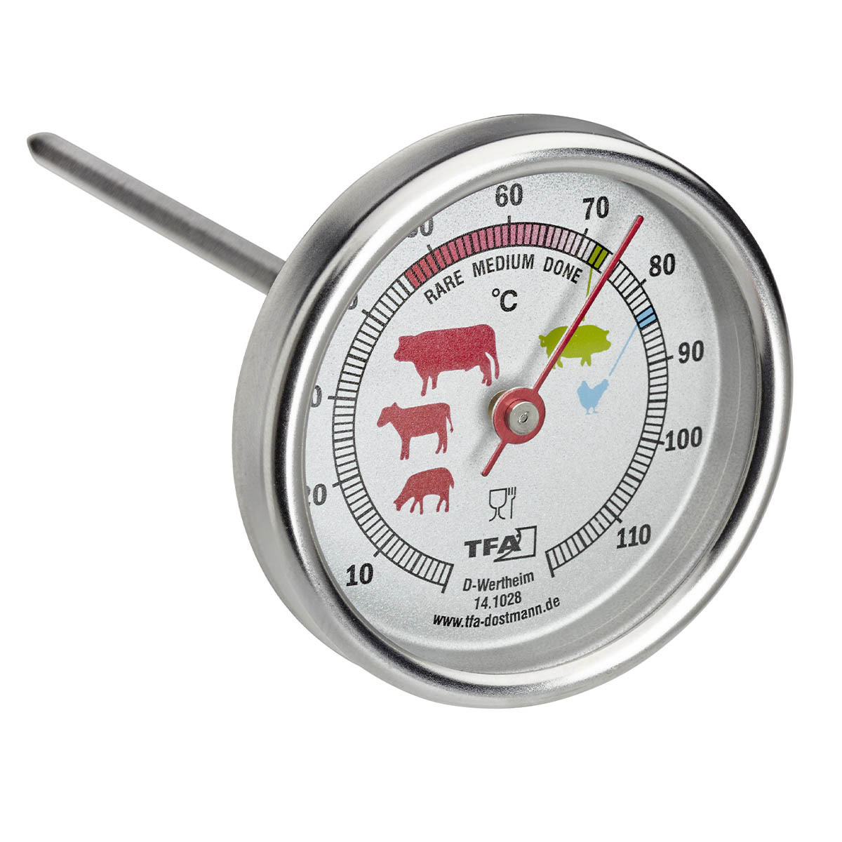 TFA 14.1028 Barbekü, Et, Gıda Termometresi