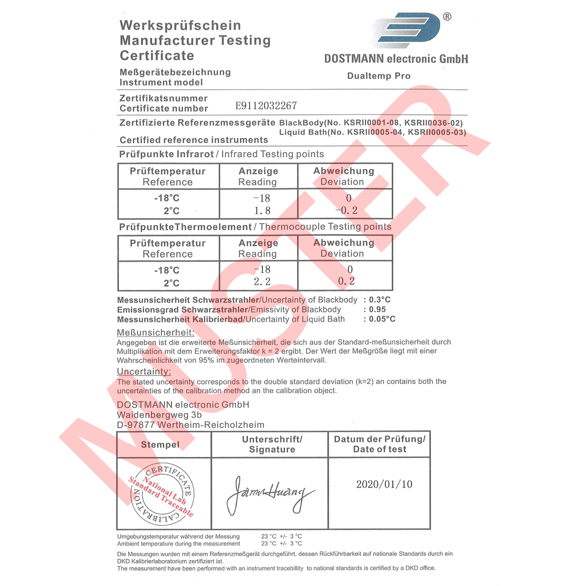 TFA 31.1119 Dualtemp Kızılötesi Problu -55+250