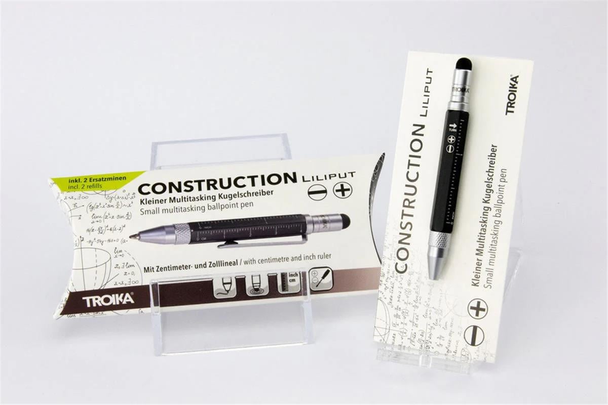Troika Construction S Tükenmez Kalem, Siyah