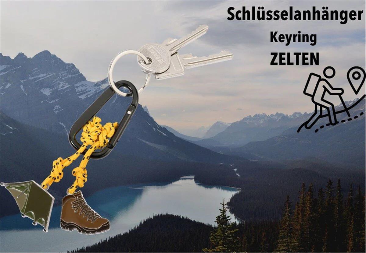 Troika Tent & Hiking Boot Kancalı Anahtarlık