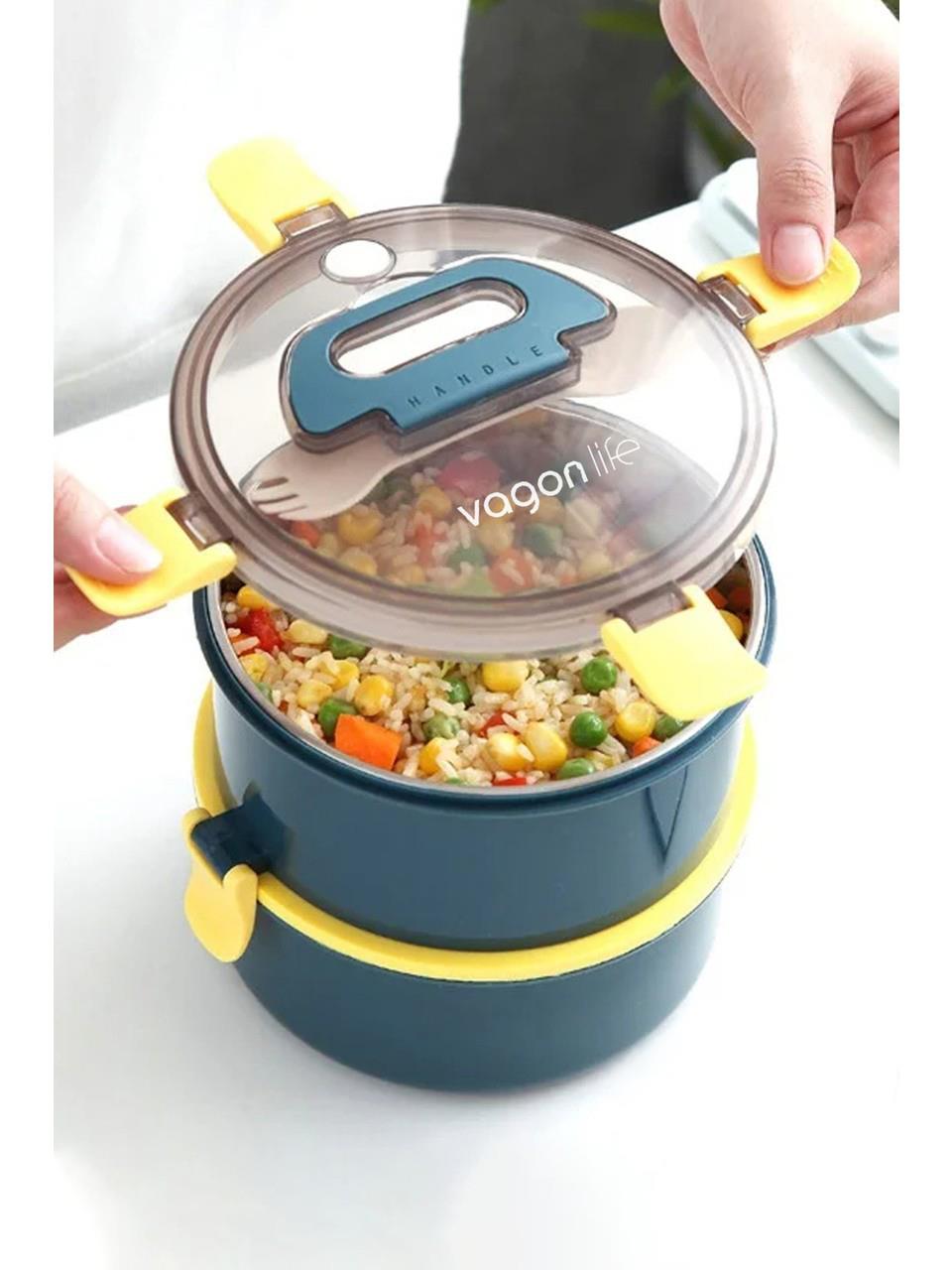 Vagonlife 1600ML Paslanmaz Çelik Lunchbox