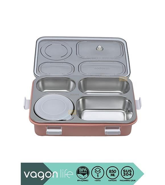 Vagonlife 850ML Paslanmaz Çelik Lunchbox