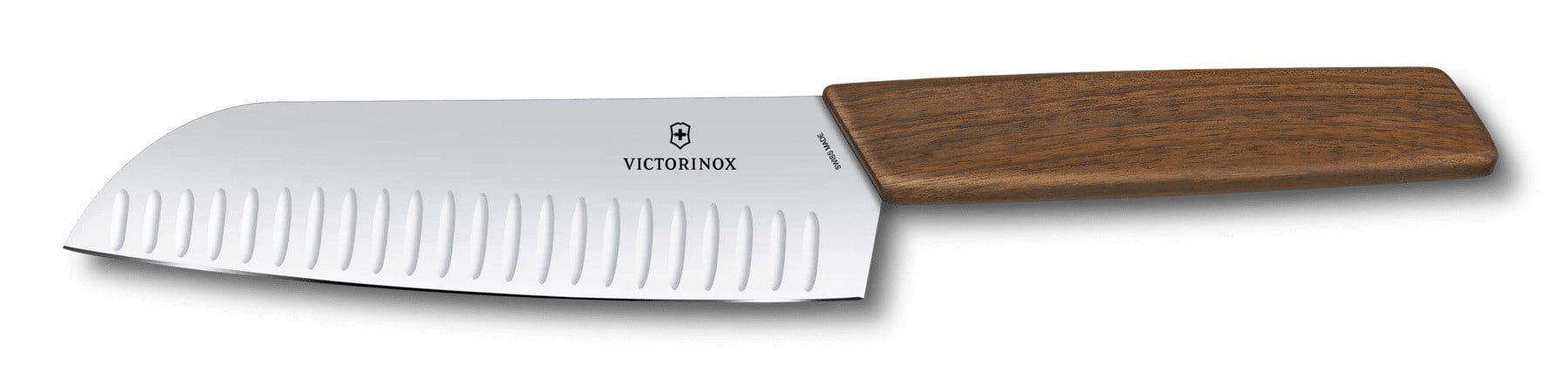 VICT.SWISSMODERN SANTOKU BÇK,17CM,CEVİZ SAPLI,KUTU