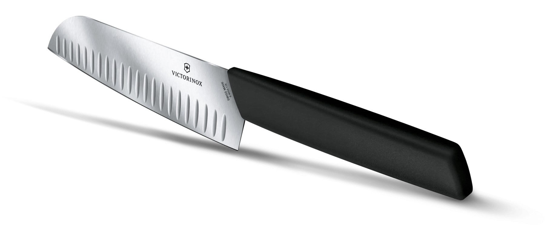 VICT.SWISSMODERN SANTOKU BIÇAĞI 17CM,BLİSTER,SİYAH