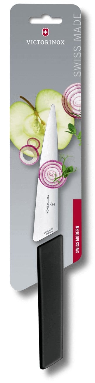 VICT.SWISS MODERN ŞEF BIÇAĞI 15CM,SİYAH,BLİSTER