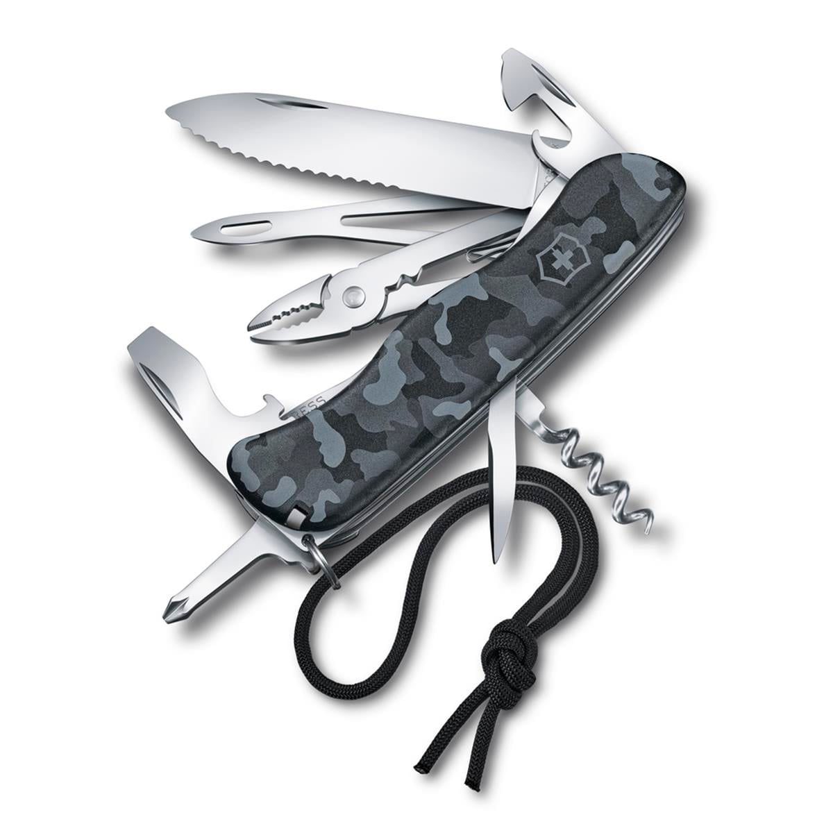 Victorinox 0.8593.W942 Skipper Lacivert Kamuflaj Çakı