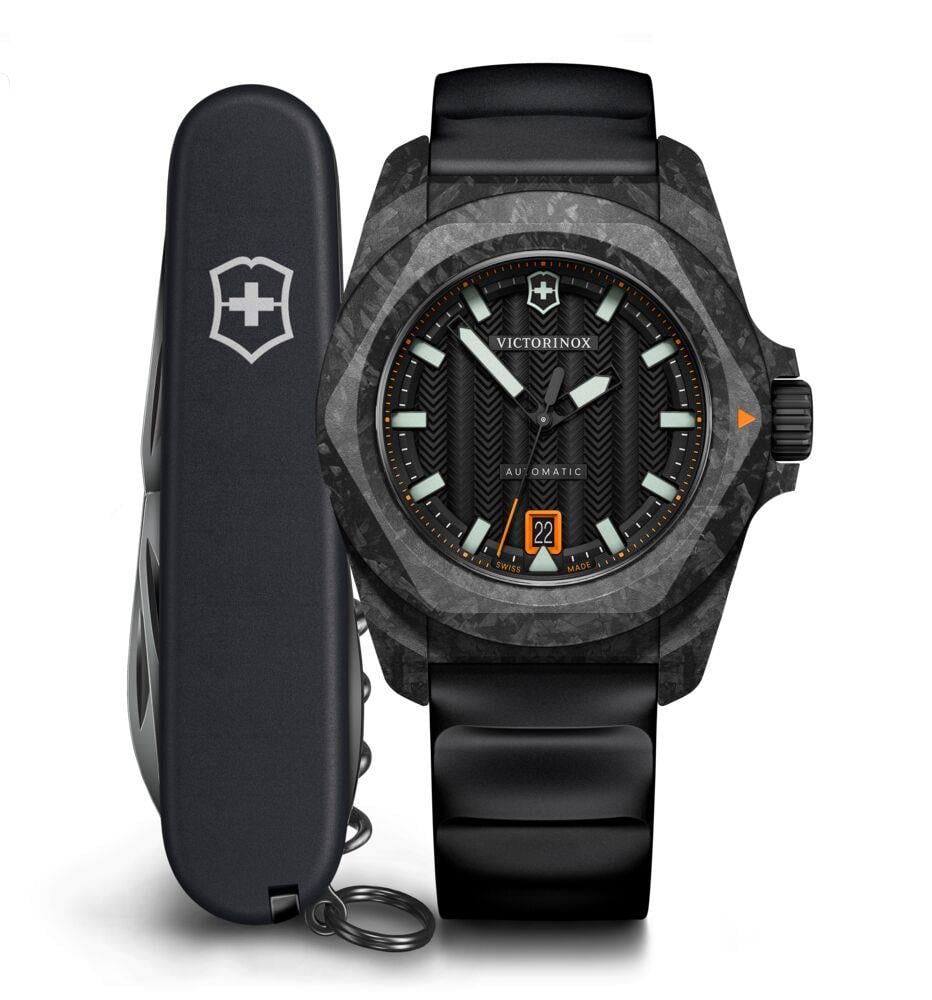 Victorinox 242023.1 I.N.O.X. Otomatik Erkek Kol Saati + Çakı Set