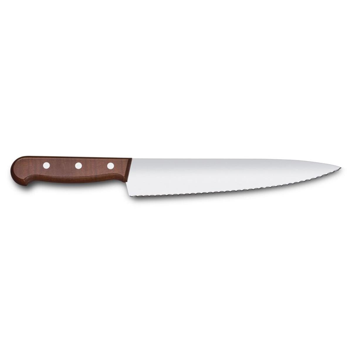 Victorinox 5.2030.22 22cm Gül Ağacı Tırtıklı Dilimleme Bıçağı