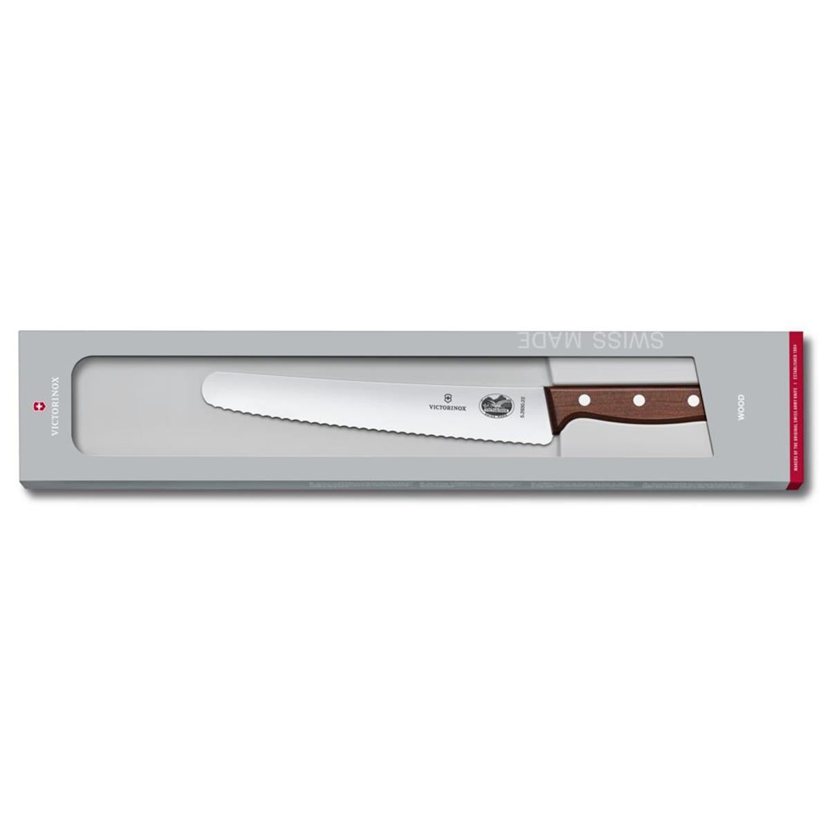 Victorinox 5.2930.22G 22cm Akağaç Ekmek ve Pasta Bıçağı, Hediye Kutulu