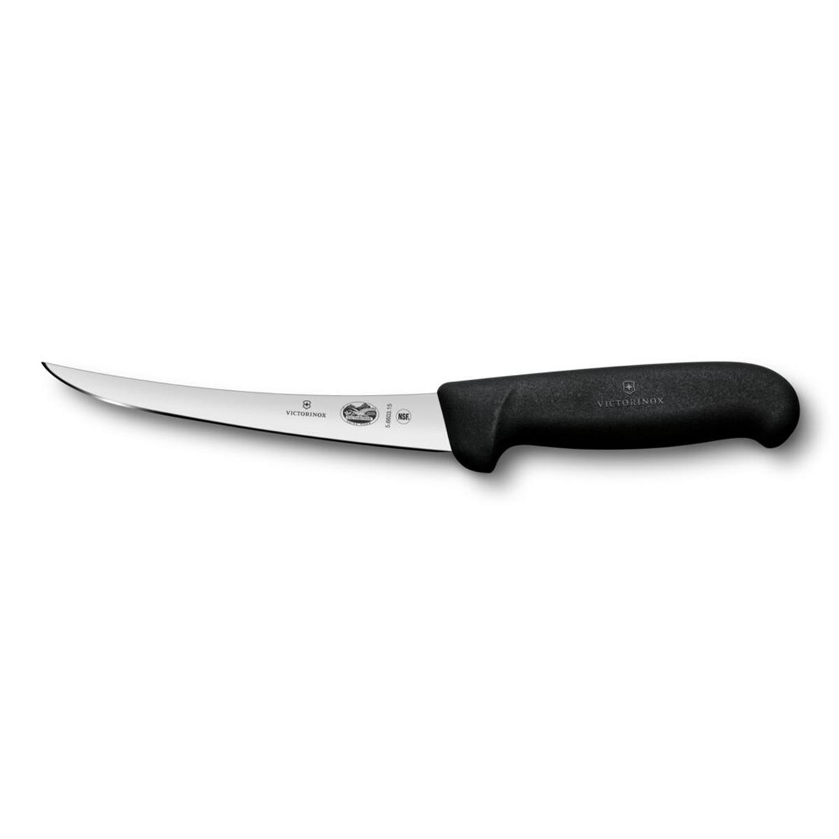 Victorinox 5.6603.15 15cm Siyah Kavisli Dar Ağız Sıyırma Bıçağı