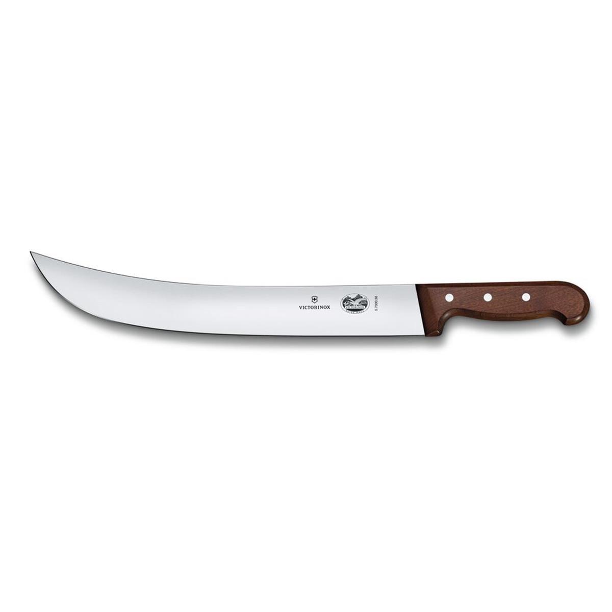 Victorinox 5.7300.36 36cm Gül Ağacı Kavisli Kasap Bıçağı