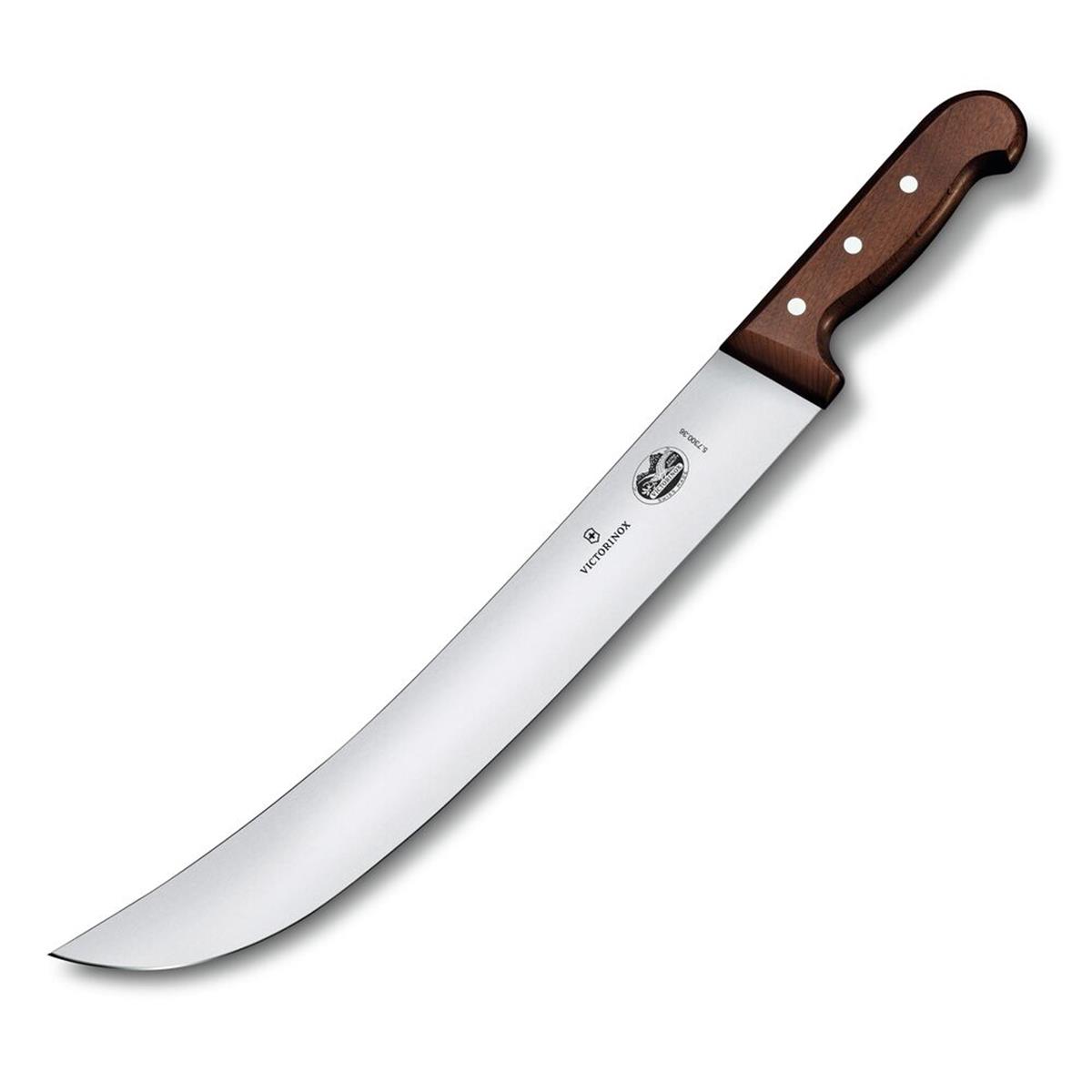 Victorinox 5.7300.36 36cm Gül Ağacı Kavisli Kasap Bıçağı