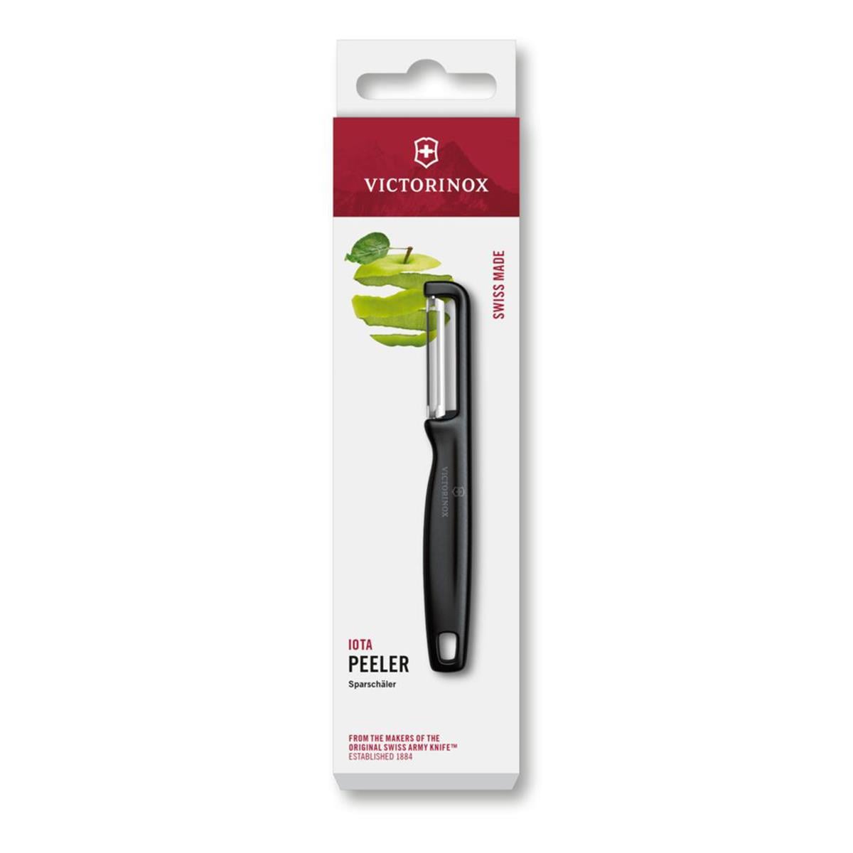 Victorinox 6.0942.3 IOTA Düz Kenar Çift Taraf Siyah Soyacak