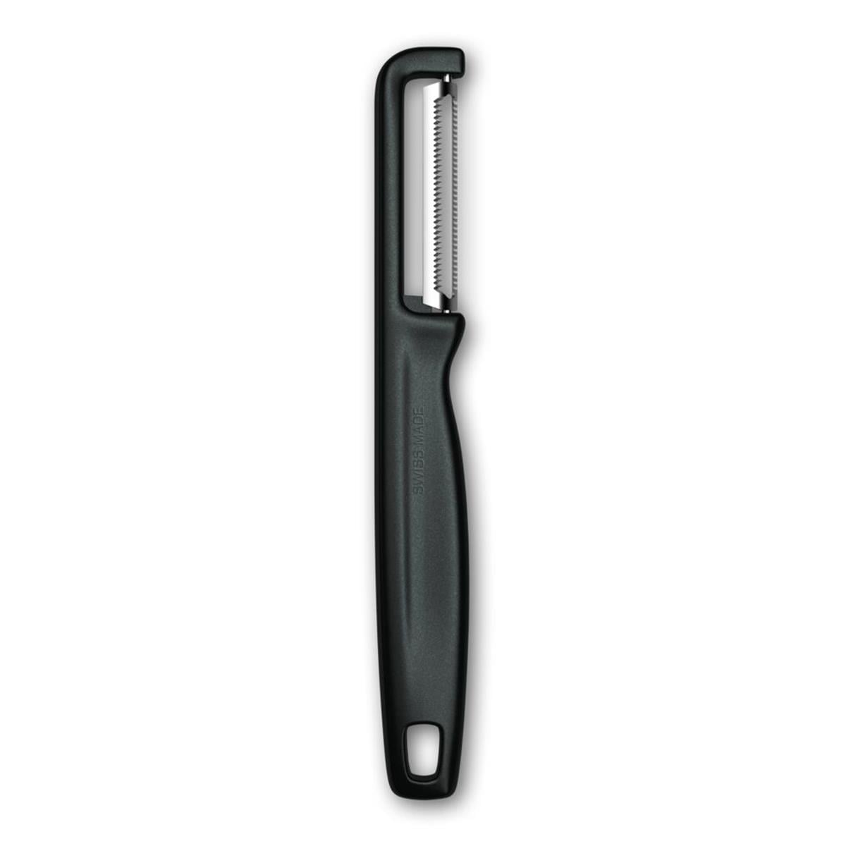 Victorinox 6.0943.3 IOTA Tırtıklı Kenar Çift Taraf Siyah Soyacak