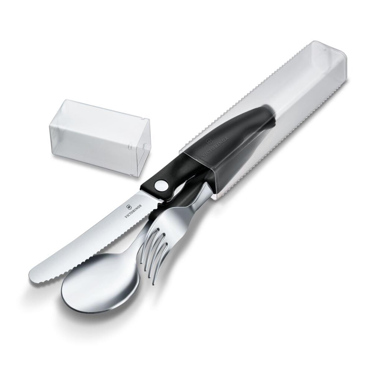 Victorinox 6.7192.F3 Siyah Masa Seti, 3 Parça