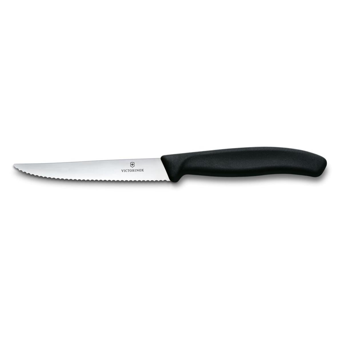 Victorinox 6.7233.6 11cm Siyah Biftek Bıçağı, 6 Parça